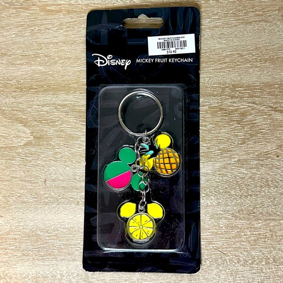 Disney Mickey Fruit Keychain - Picture 1 of 2